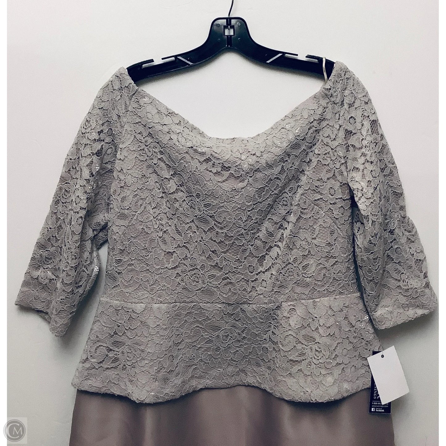 Dress Party Long By Alex In Mauve ,Size: Xxl