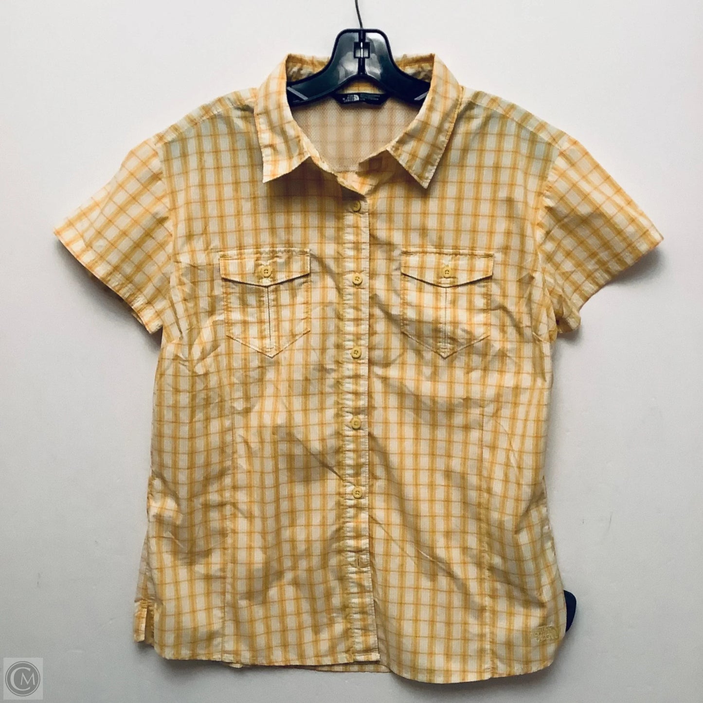 Top Short Sleeve By The North Face In Yellow, Size: L