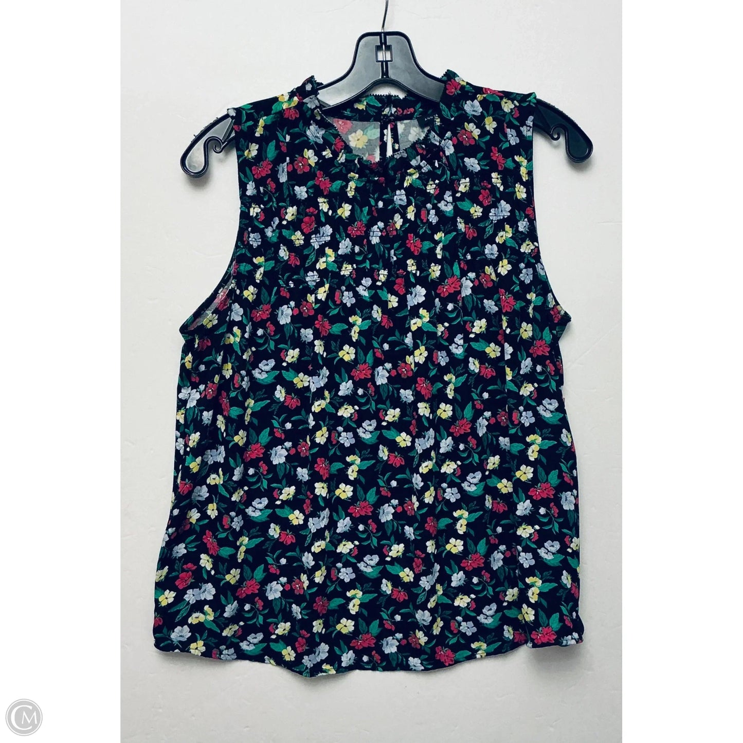 Top Sleeveless By Ann Taylor In Floral Print, Size: S