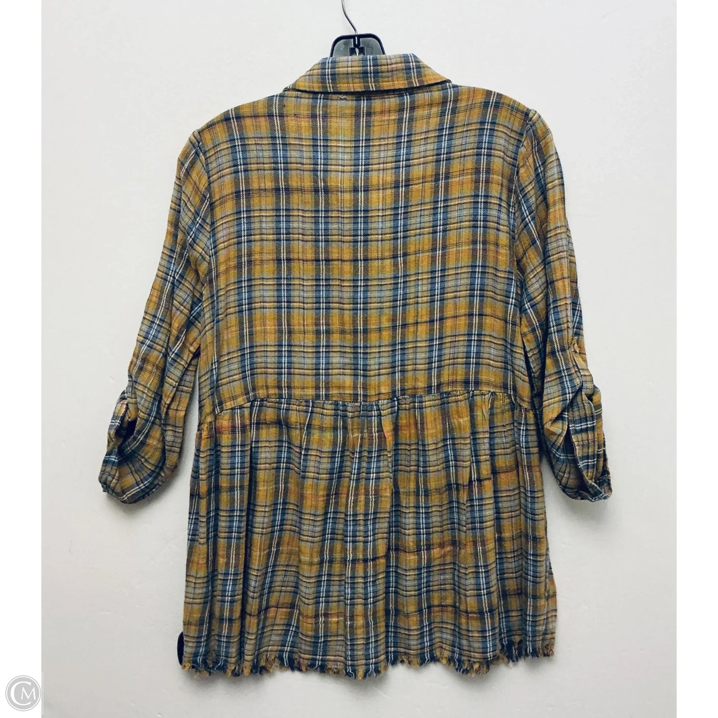 Top Long Sleeve By Clothes Mentor In Chartreuse, Size: L