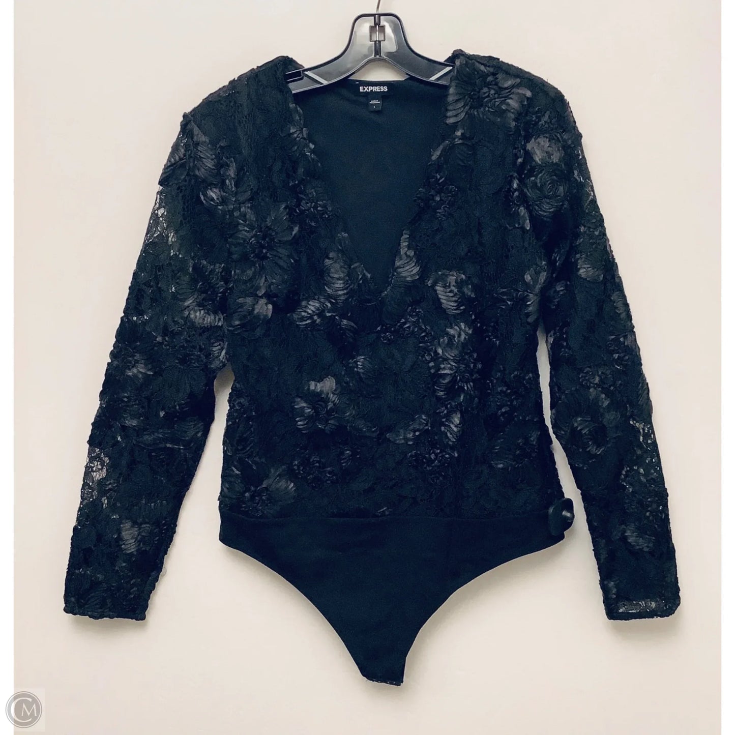 Bodysuit By Express In Black, Size: L