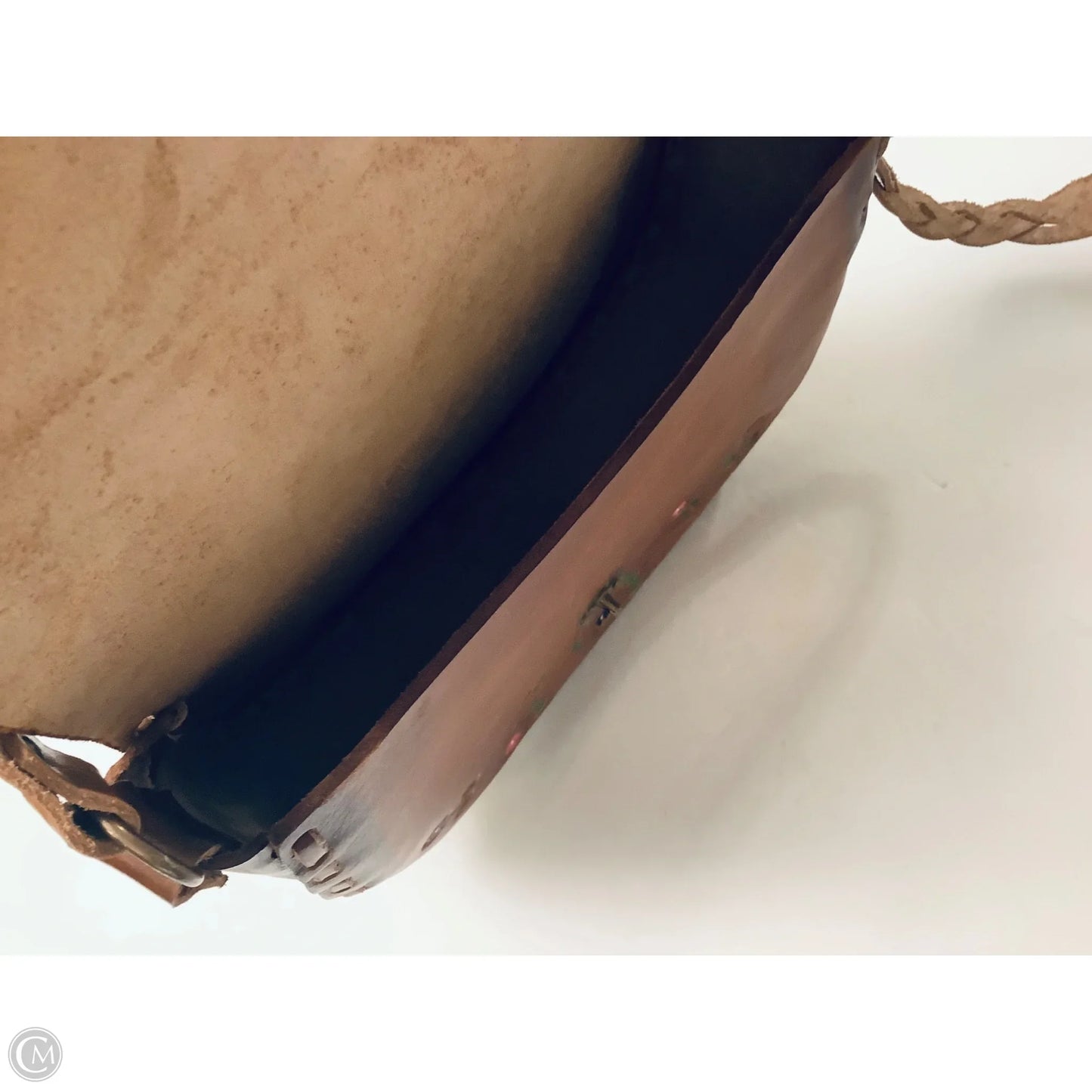 Handbag Leather By Cmc, Size: Medium