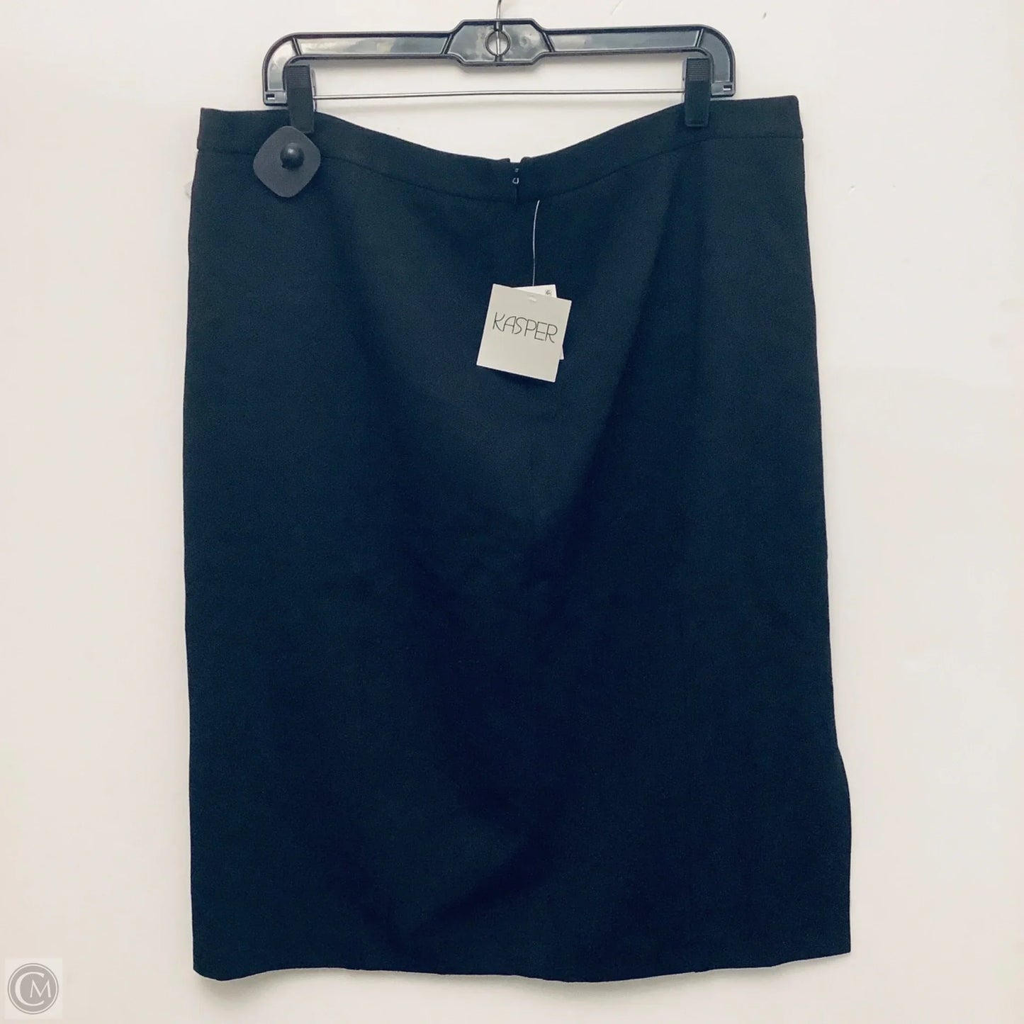 Skirt Midi By Kasper In Black, Size: 18