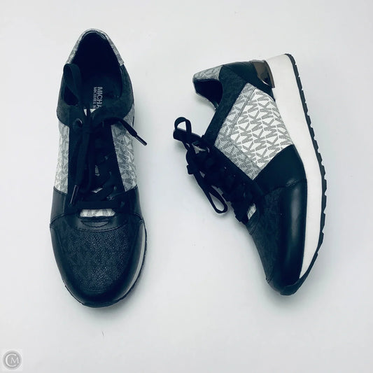 Shoes Designer By Michael Kors In Black & Grey, Size: 10