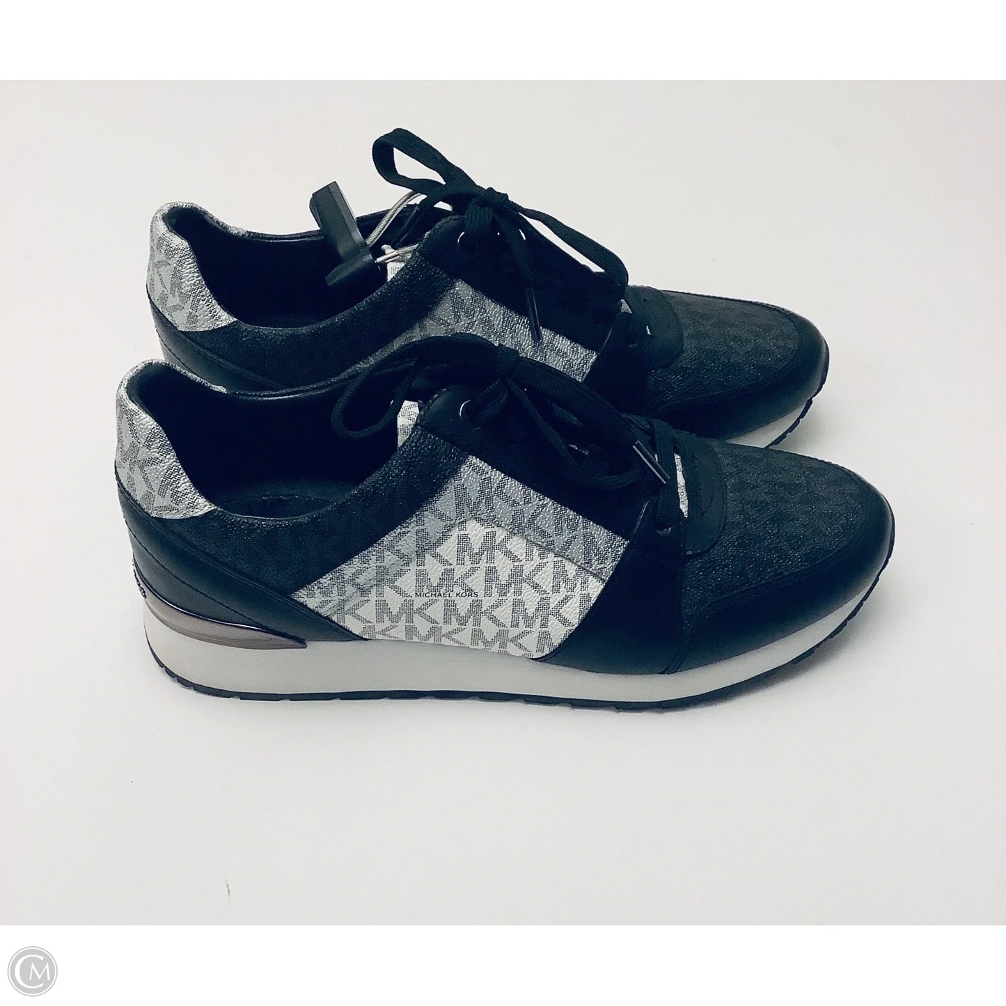 Shoes Designer By Michael Kors In Black & Grey, Size: 10