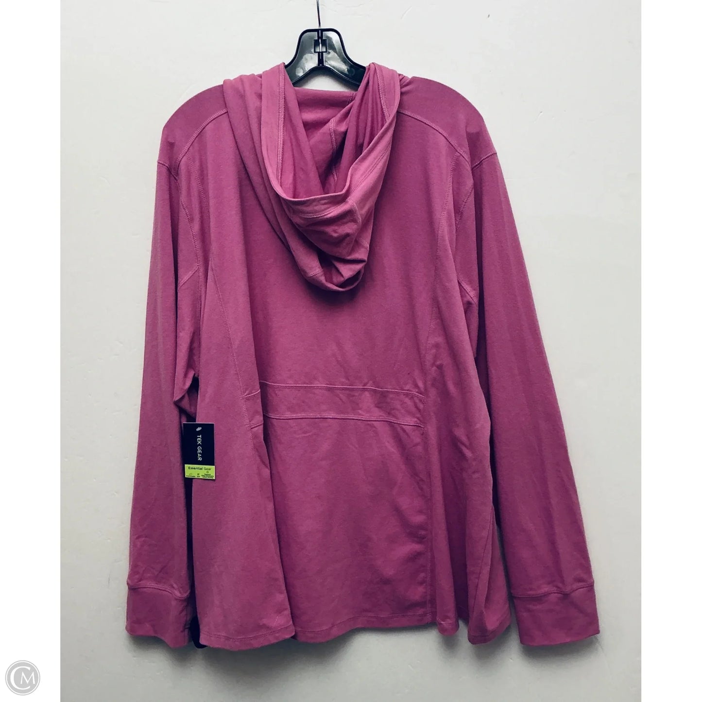 Sweatshirt Hoodie By Tek Gear In Pink, Size: Xl