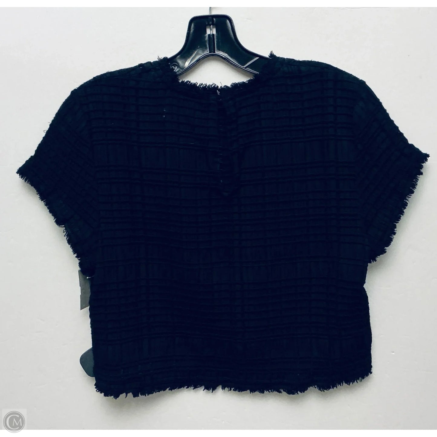 Top Short Sleeve Designer By Derek Lam In Black, Size: S