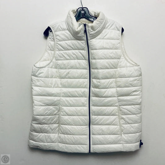Vest Puffer & Quilted By Clothes Mentor In White, Size: Xl