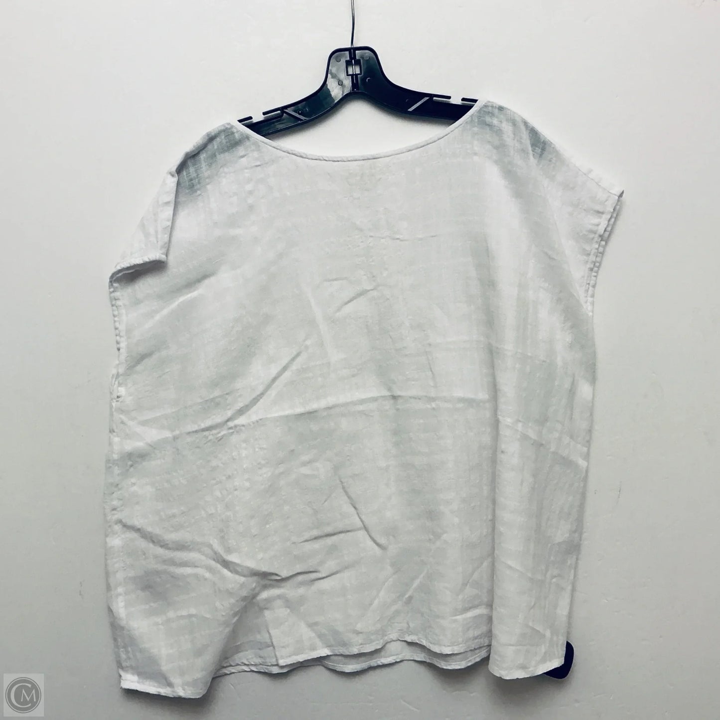 Top Sleeveless By Eileen Fisher In White, Size: Xl