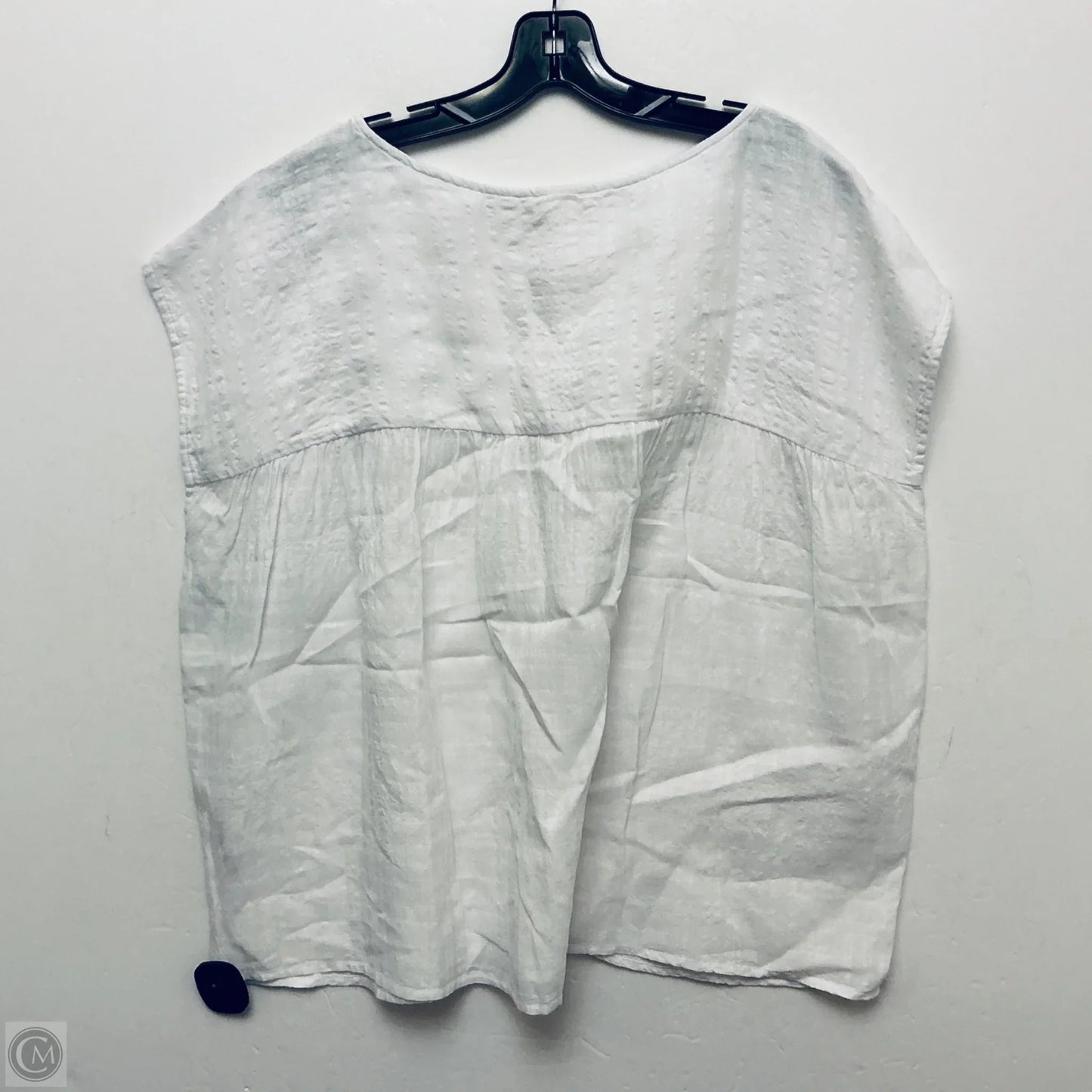 Top Sleeveless By Eileen Fisher In White, Size: Xl