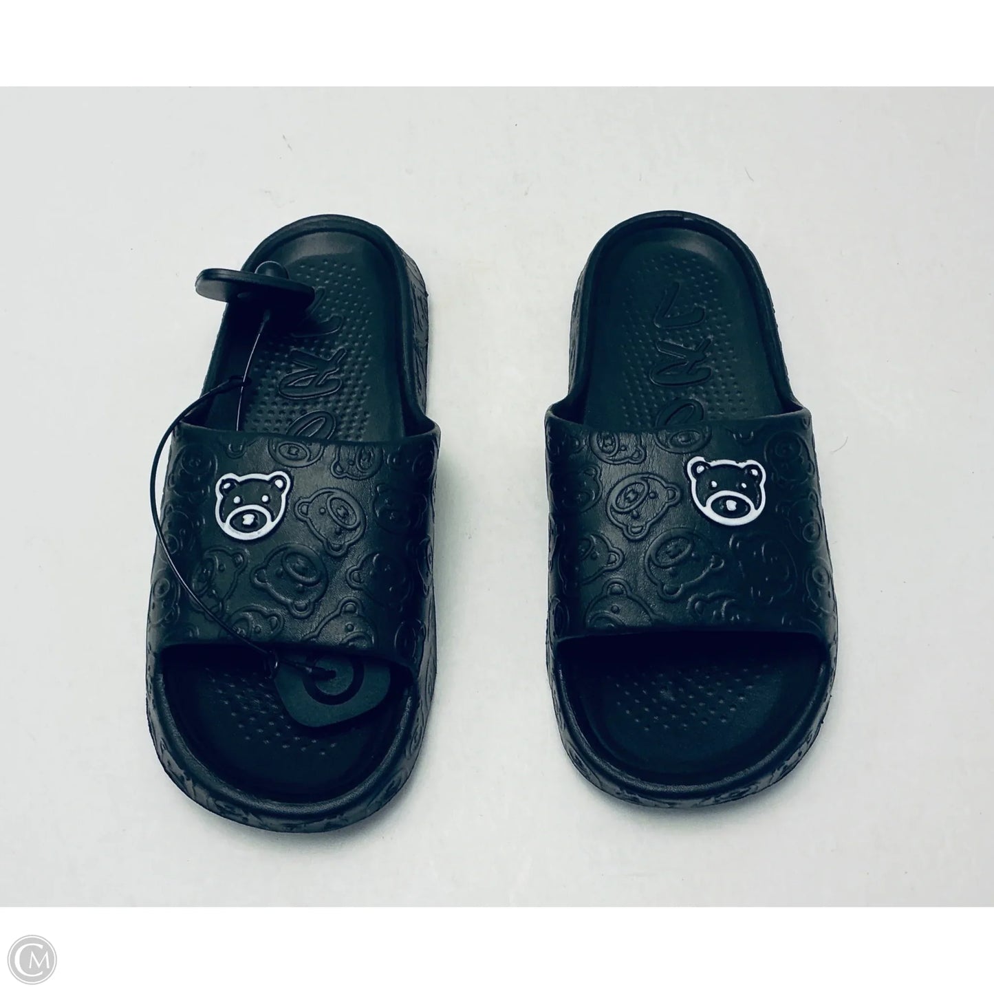 Sandals Flats By Clothes Mentor In Black, Size: 9