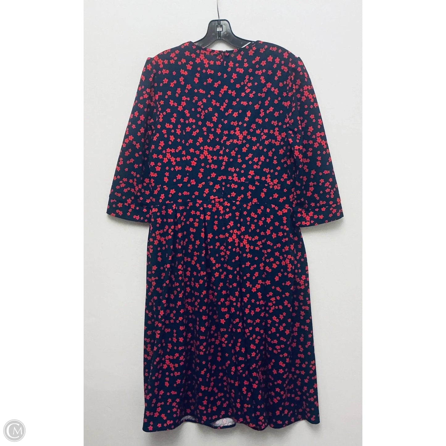 Dress Casual Midi By Clothes Mentor In Floral Print, Size: L