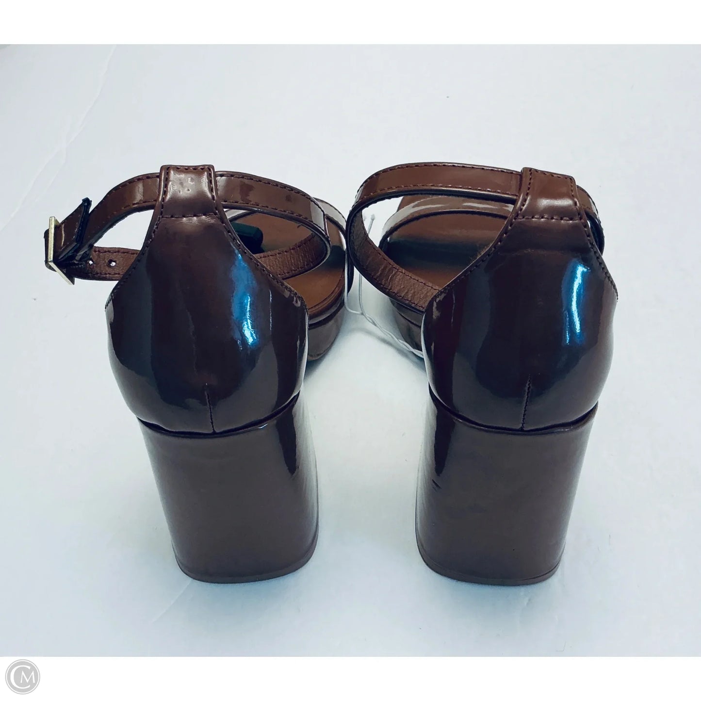 Sandals Heels Block By Madden Girl In Brown, Size: 8