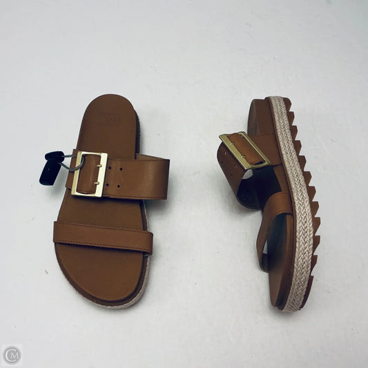 Sandals Flats By Sorel In Brown, Size: 8.5