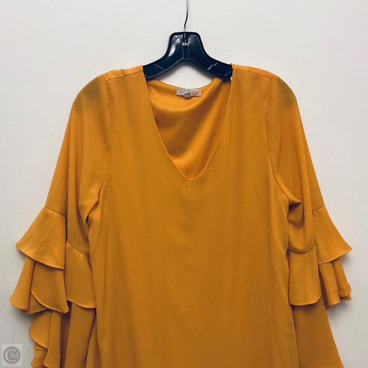 Dress Casual Short By Gianni Bini In Yellow, Size: L