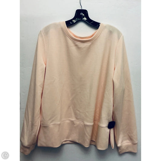 Sweatshirt Crewneck By Clothes Mentor In Peach, Size: Xl