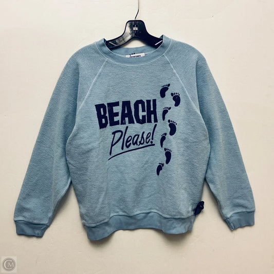 Sweatshirt Crewneck By Daydreamer In Blue, Size: S