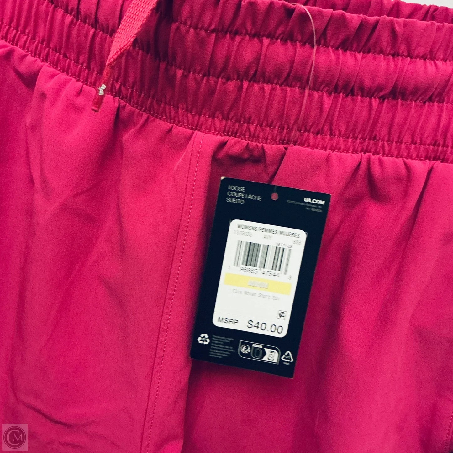 Athletic Shorts By Under Armour In Pink, Size: M