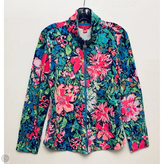 Jacket Designer By Lilly Pulitzer In Floral Print, Size: M