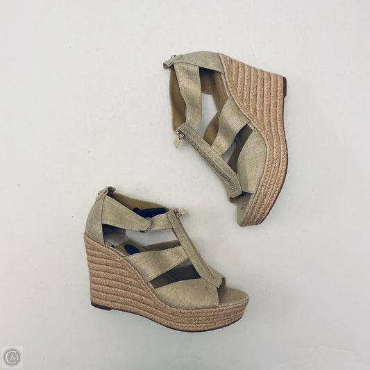 Shoes Designer By Michael Kors In Gold, Size: 7