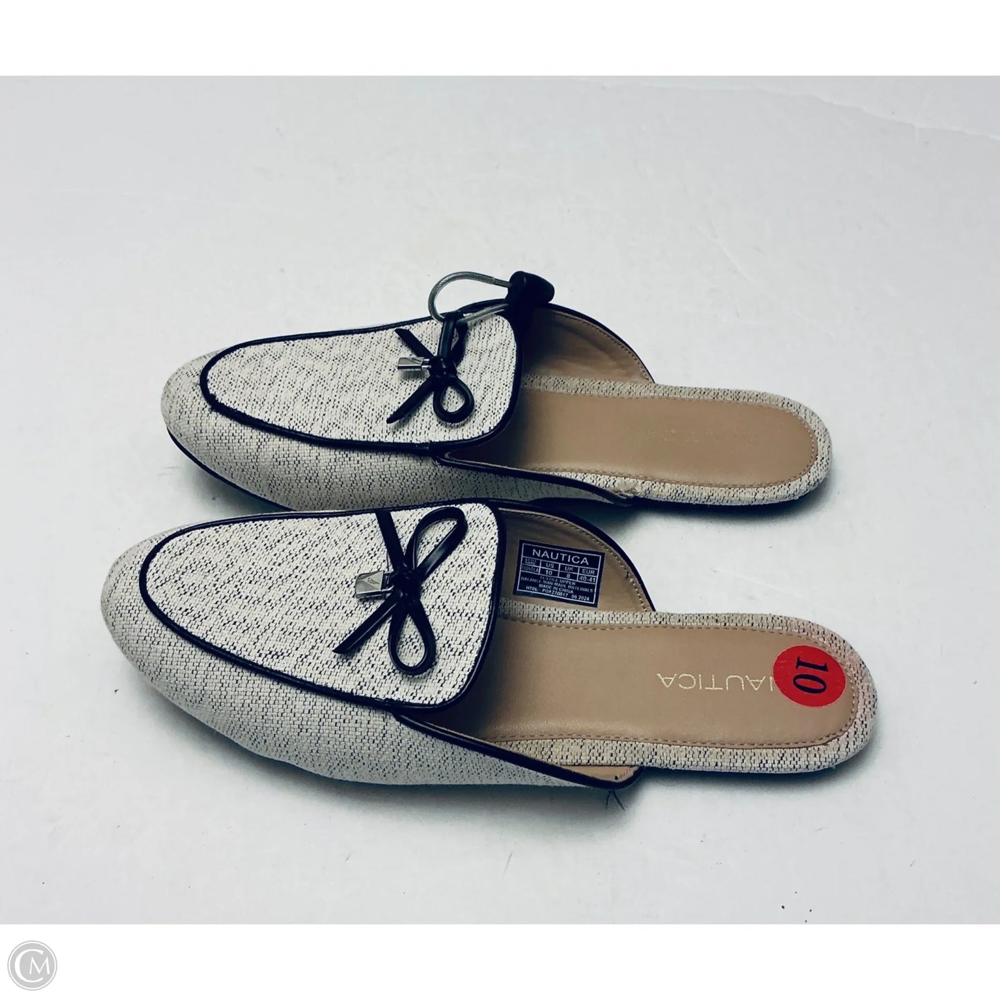 Sandals Flats By Nautica In Cream, Size: 10
