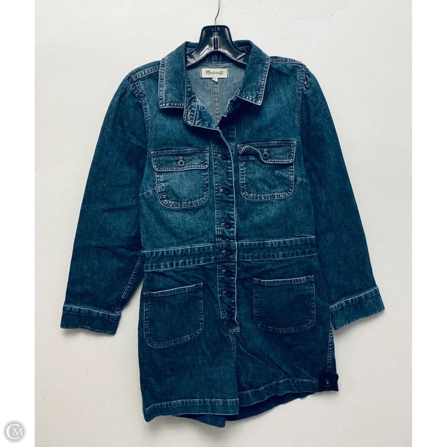 Romper By Madewell In Blue Denim, Size: M