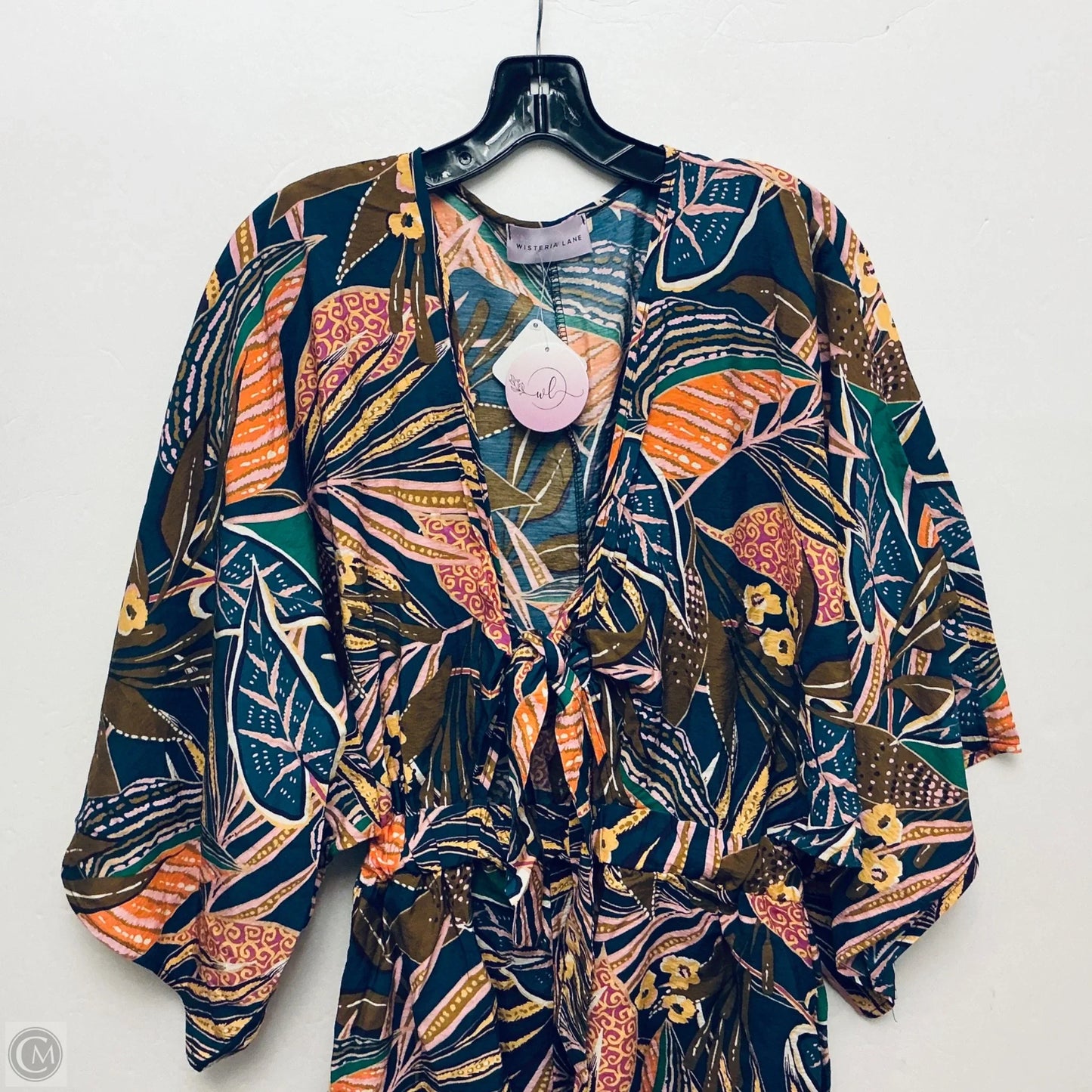 Romper By Clothes Mentor In Tropical Print, Size: S