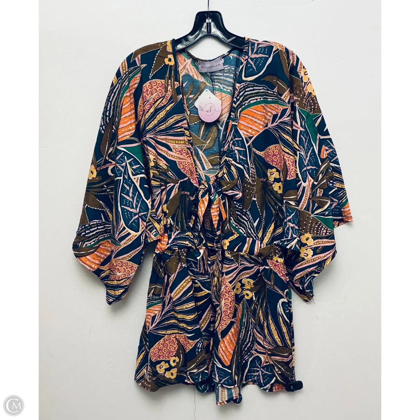 Romper By Clothes Mentor In Tropical Print, Size: S