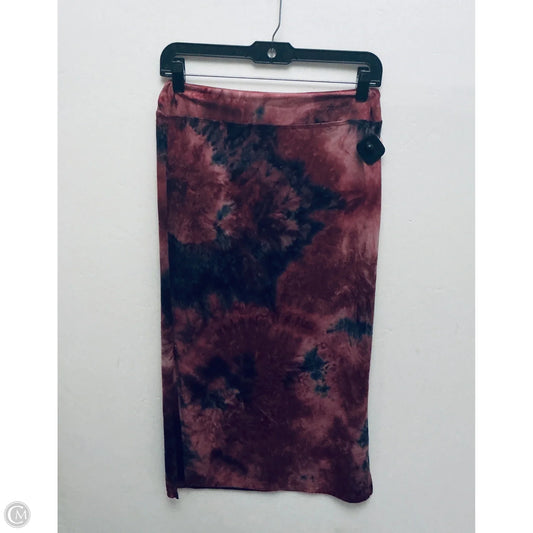 Skirt Midi By Sundry In Tie Dye Print, Size: 2