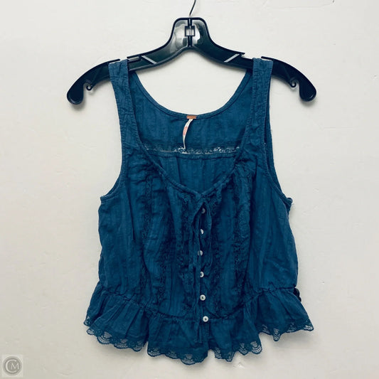 Tank Top By Free People In Blue , Size: M