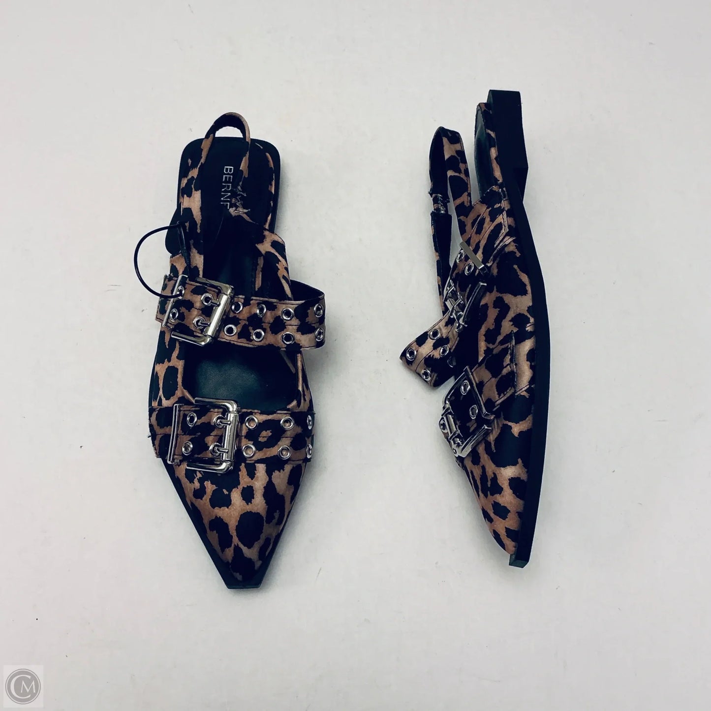 Sandals Flats By Clothes Mentor In Animal Print, Size: 10