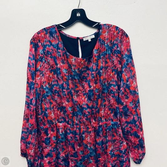 Dress Casual Short By Skies Are Blue In Multi-colored, Size: 1x