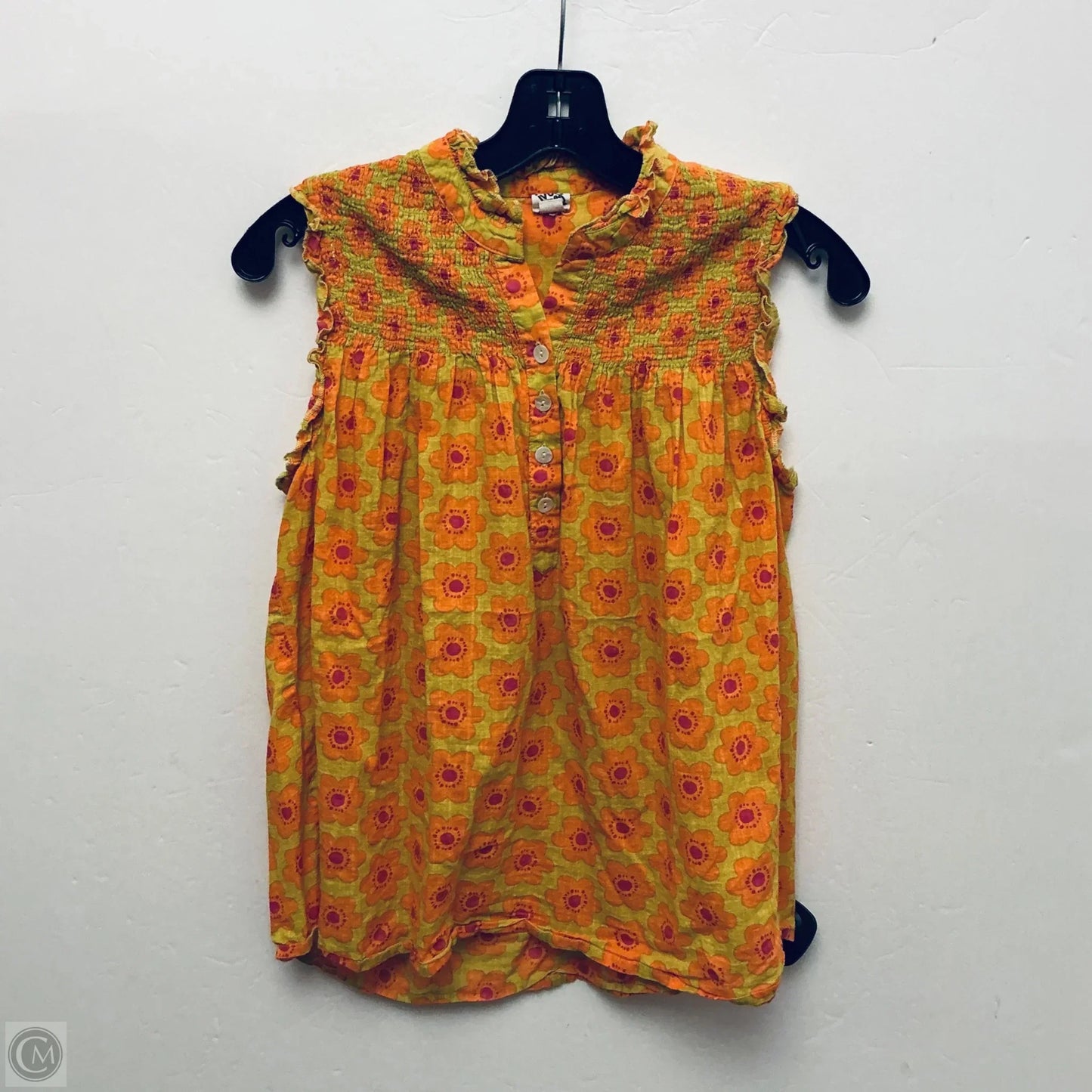 Top Sleeveless By Ivy Jane In Floral Print, Size: S