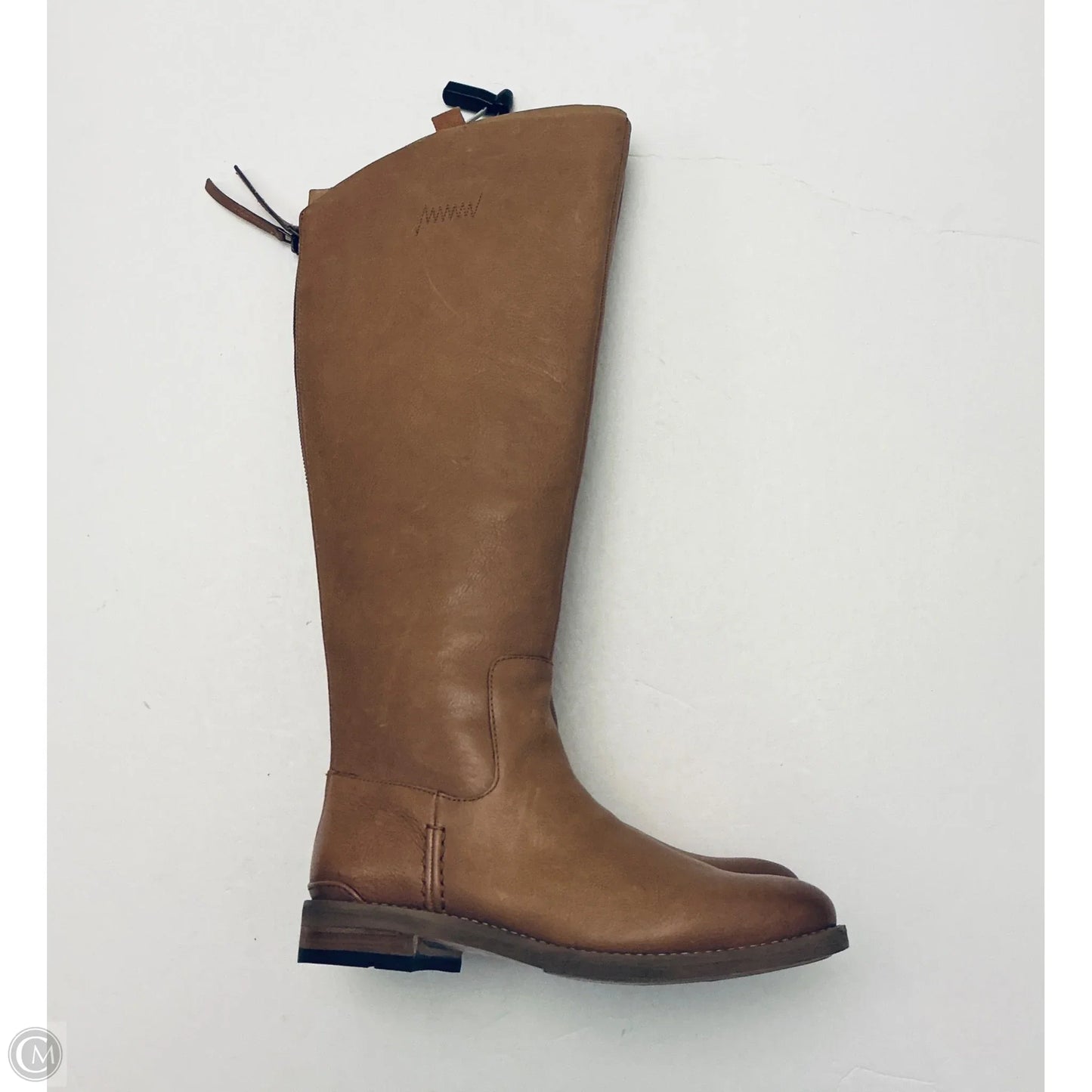 Boots Leather By Franco Sarto In Brown, Size: 9