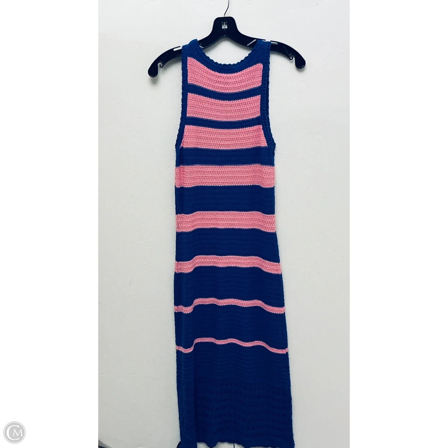 Dress Casual Midi By Scoop In Blue, Size: S