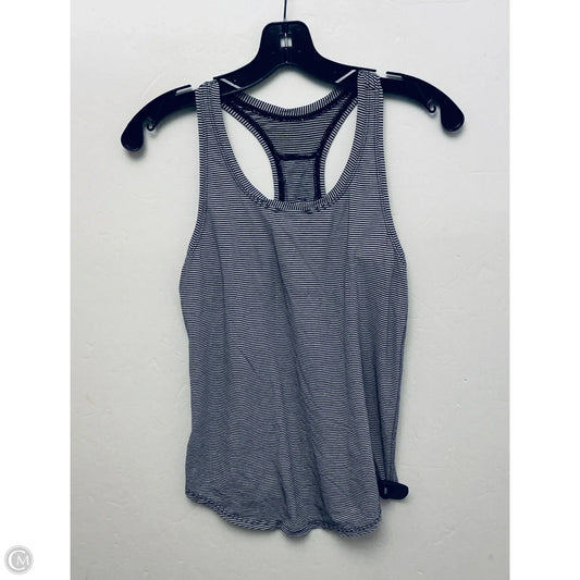 Athletic Tank Top By Lululemon In Striped Pattern, Size: S