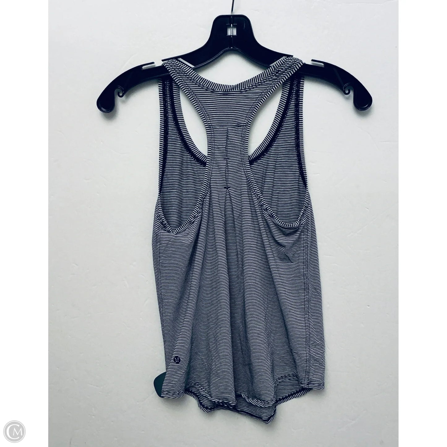 Athletic Tank Top By Lululemon In Striped Pattern, Size: S