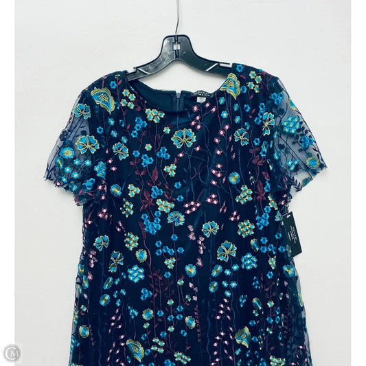 Dress Party Short By Tahari By Arthur Levine In Floral Print, Size: Xl