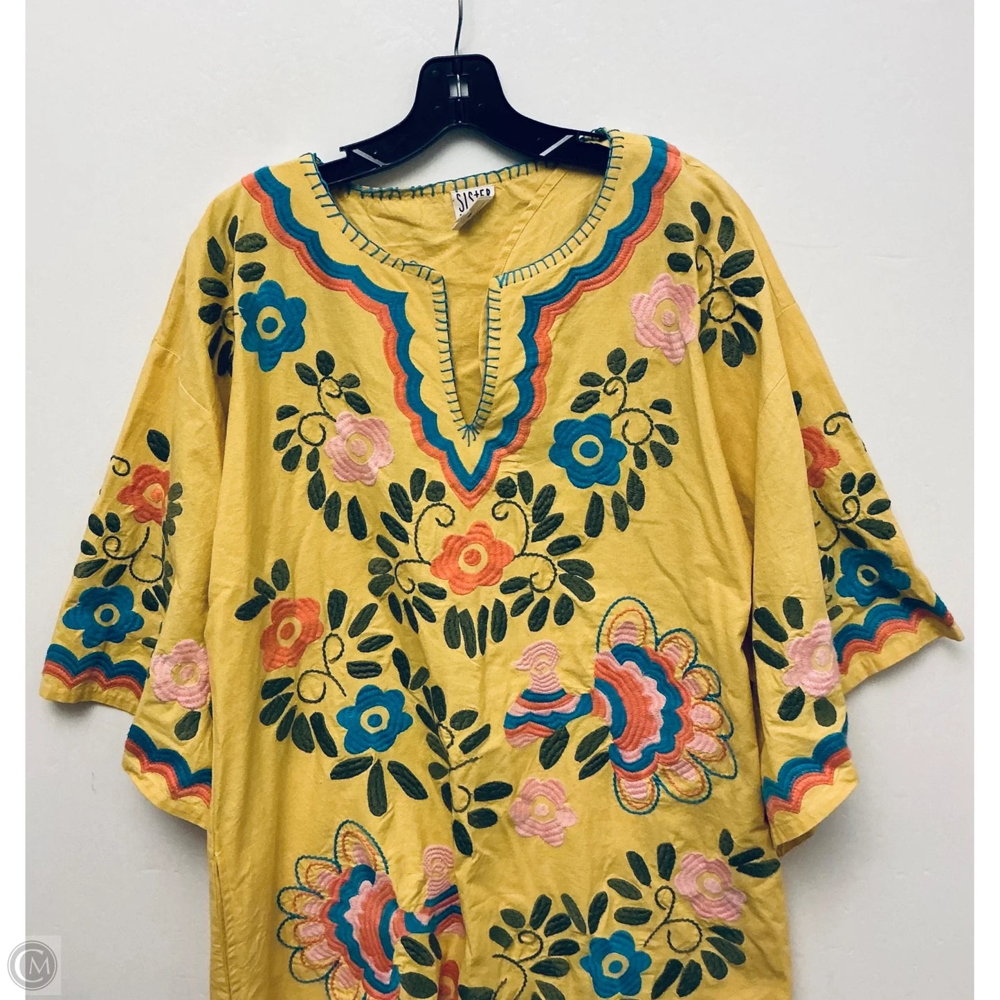 Dress Casual Short By Clothes Mentor In Yellow, Size: L