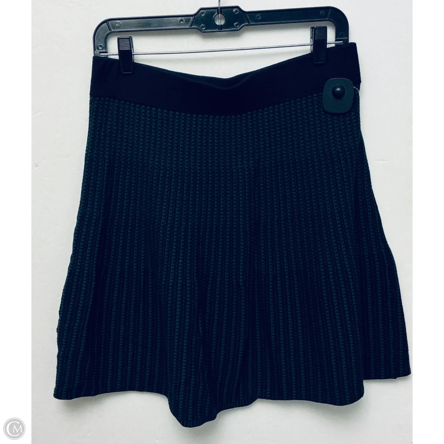 Skirt Set 2pc By Ann Taylor In Black & Green, Size: M