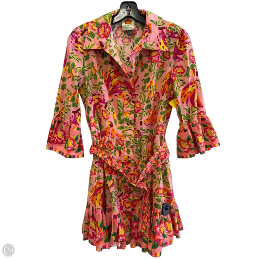 Dress Casual Short By Farm Rio In Floral Print, Size: S
