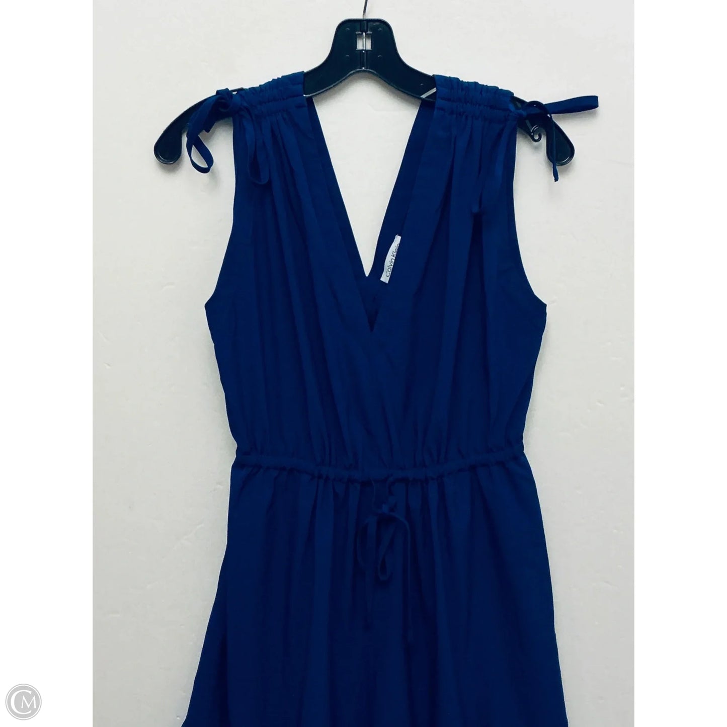 Dress Casual Midi By Calvin Klein In Blue, Size: S