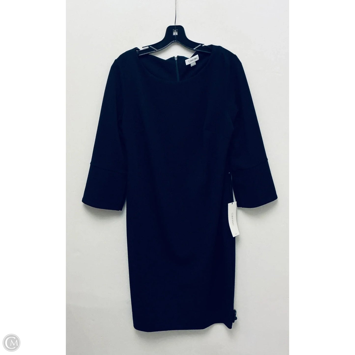 Dress Work By Calvin Klein In Navy, Size: Xl