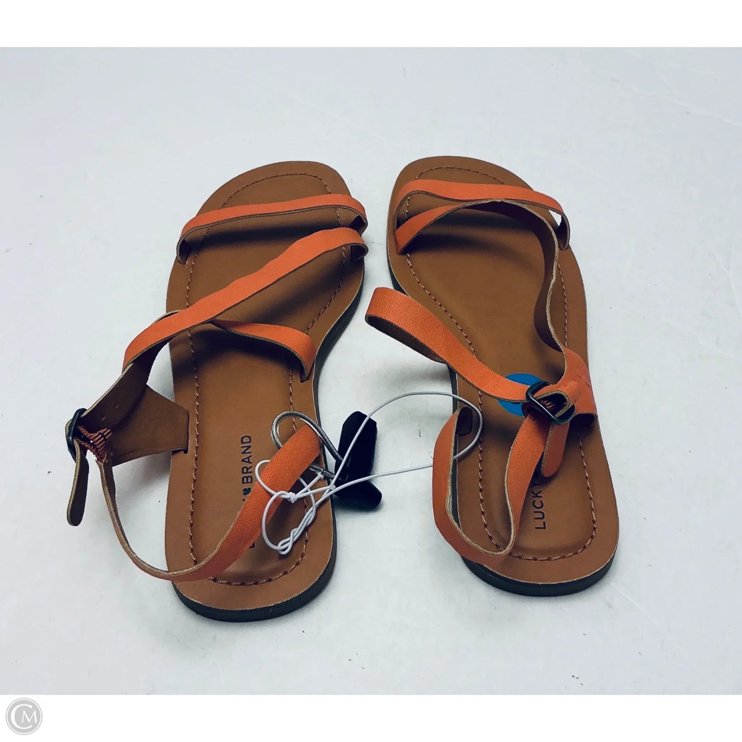 Sandals Flats By Lucky Brand In Orange Size: 10