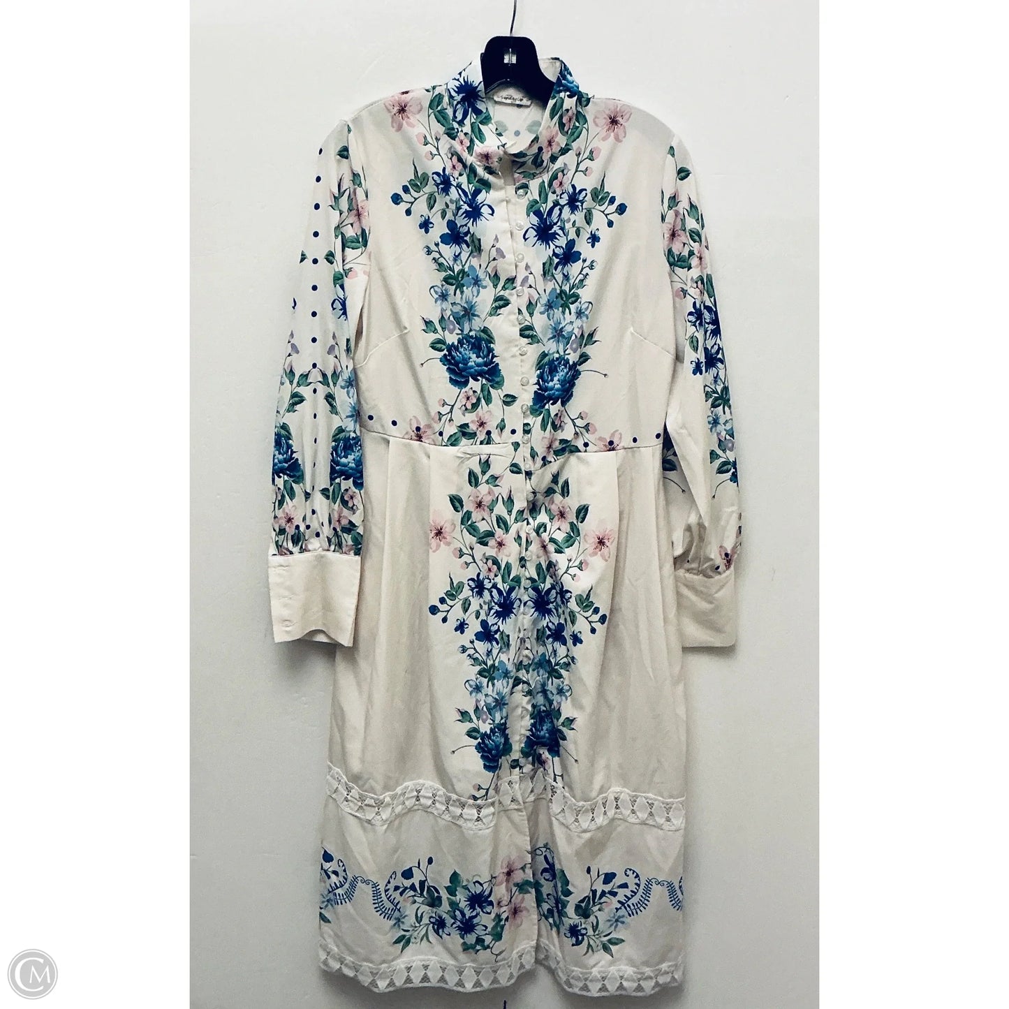 Dress Casual Midi By Sunday Up In Floral Print, Size: S