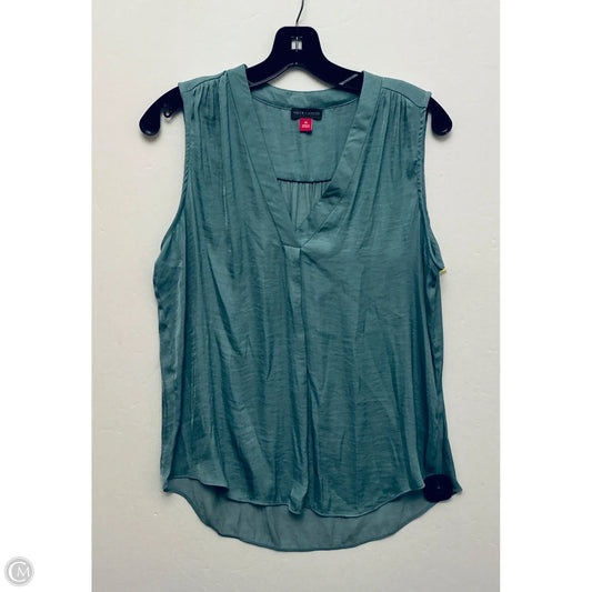 Top Sleeveless By Vince Camuto In Green, Size: M