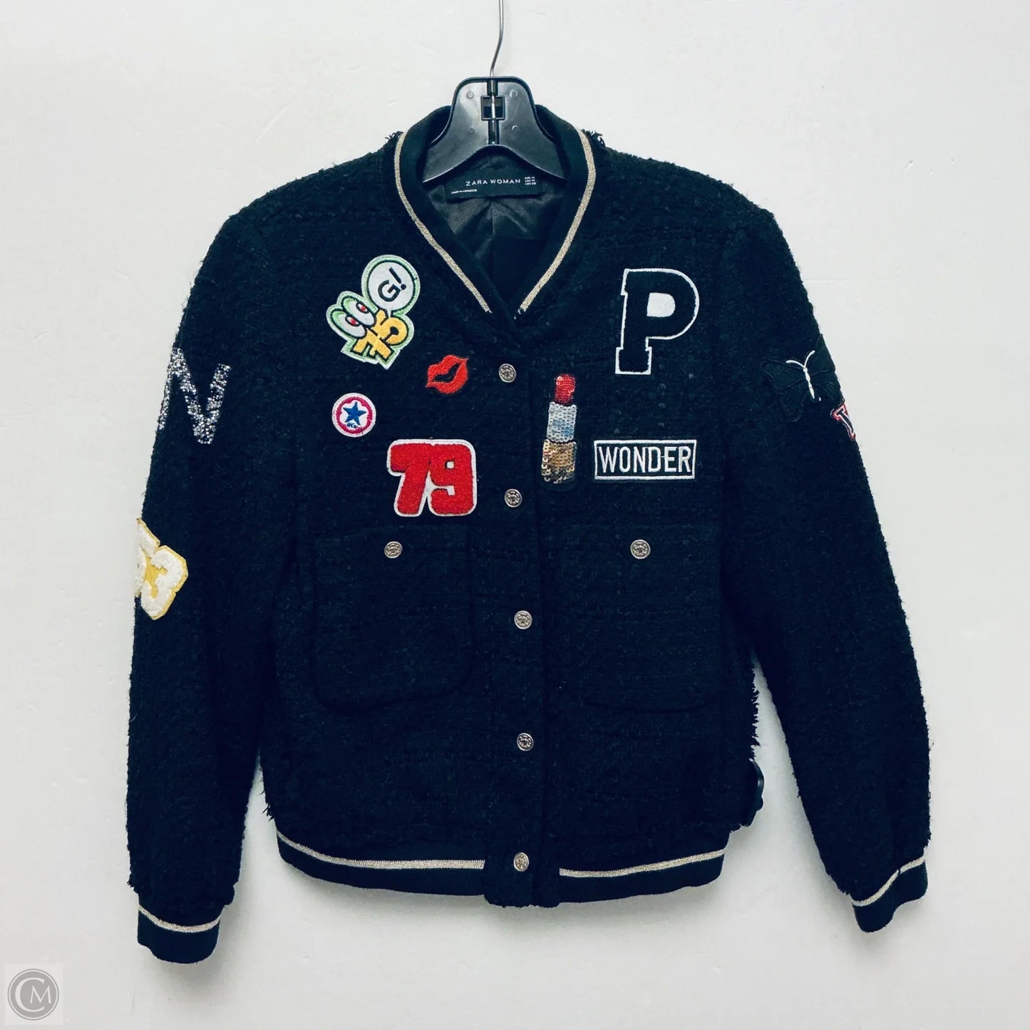 Jacket Other By Zara Women In Black, Size: M