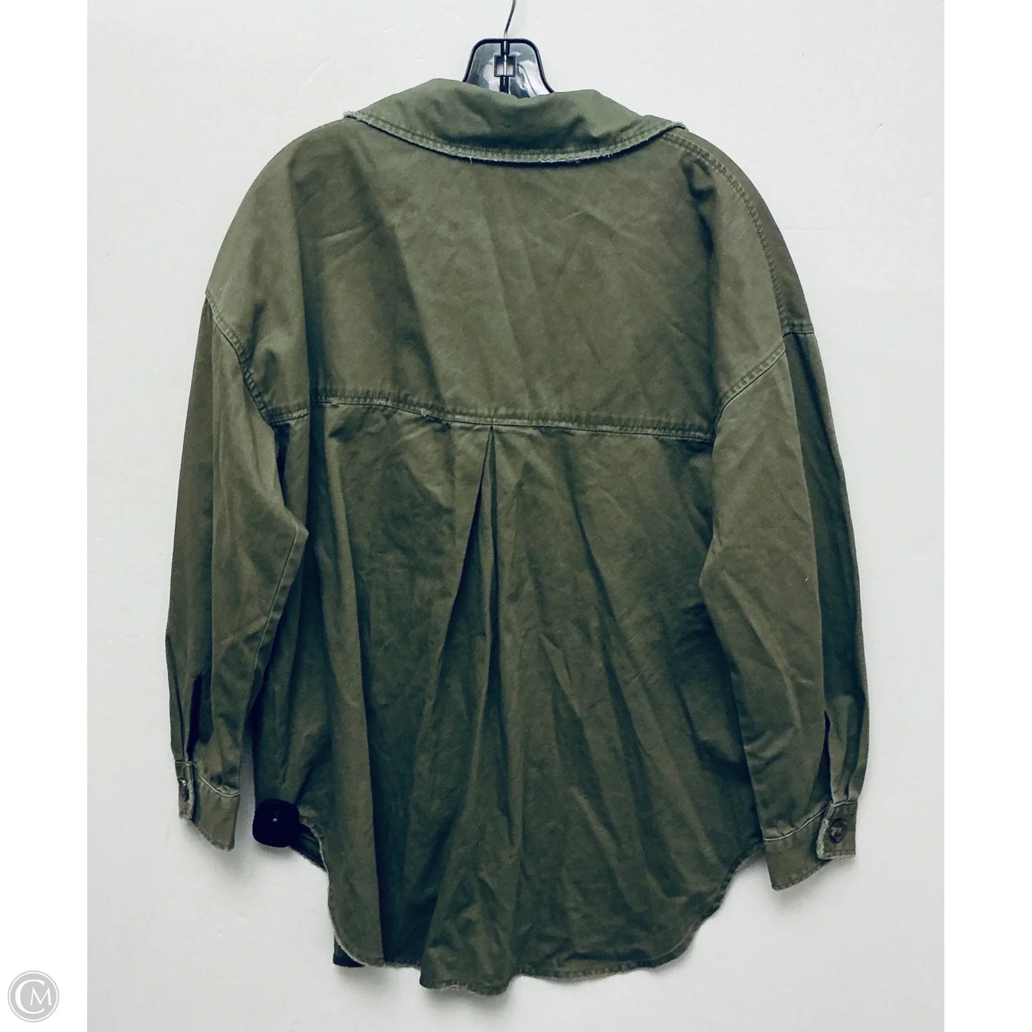 Jacket Shirt By So In Green, Size: S