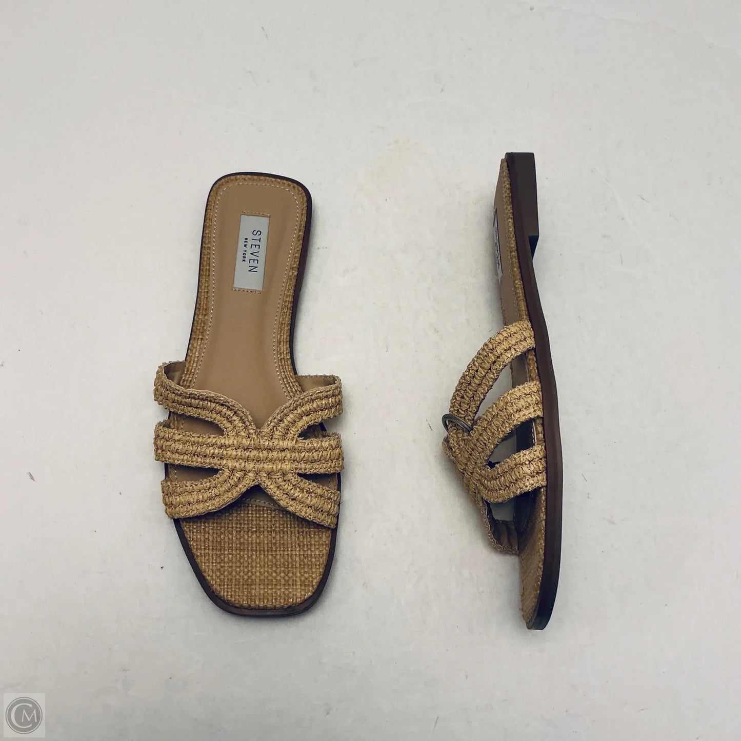 Sandals Flats By Clothes Mentor In Tan, Size: 8