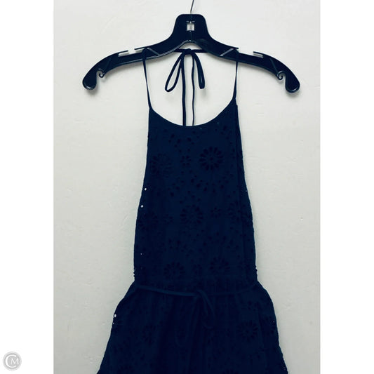 Dress Casual Midi By Time And Tru In Navy, Size: M